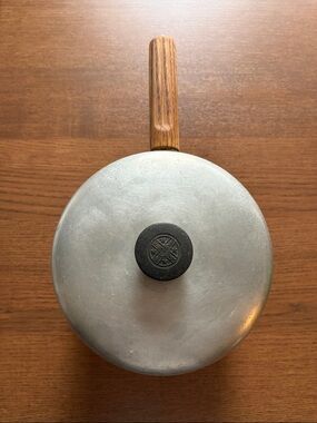 WEAR-EVER - MCM Vintage Aluminum 3qt Saucepan with Wooden Handle